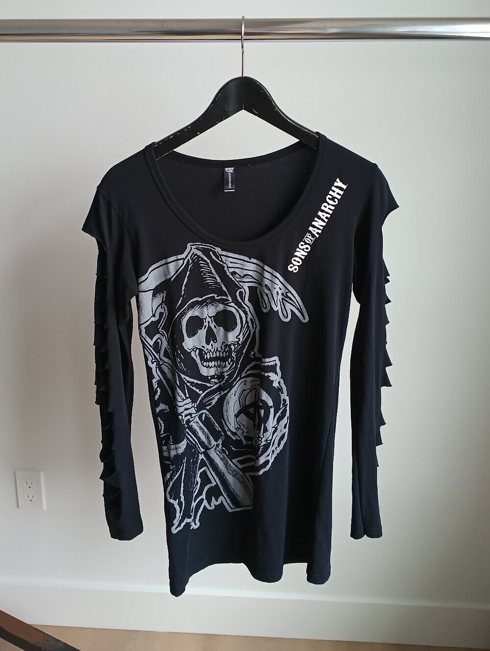 Sons of Anarchy Vtg 2014 Ladies Tee Dress Calhoun Sportswear Biker Grunge Large